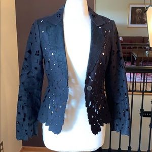 Lace blazer